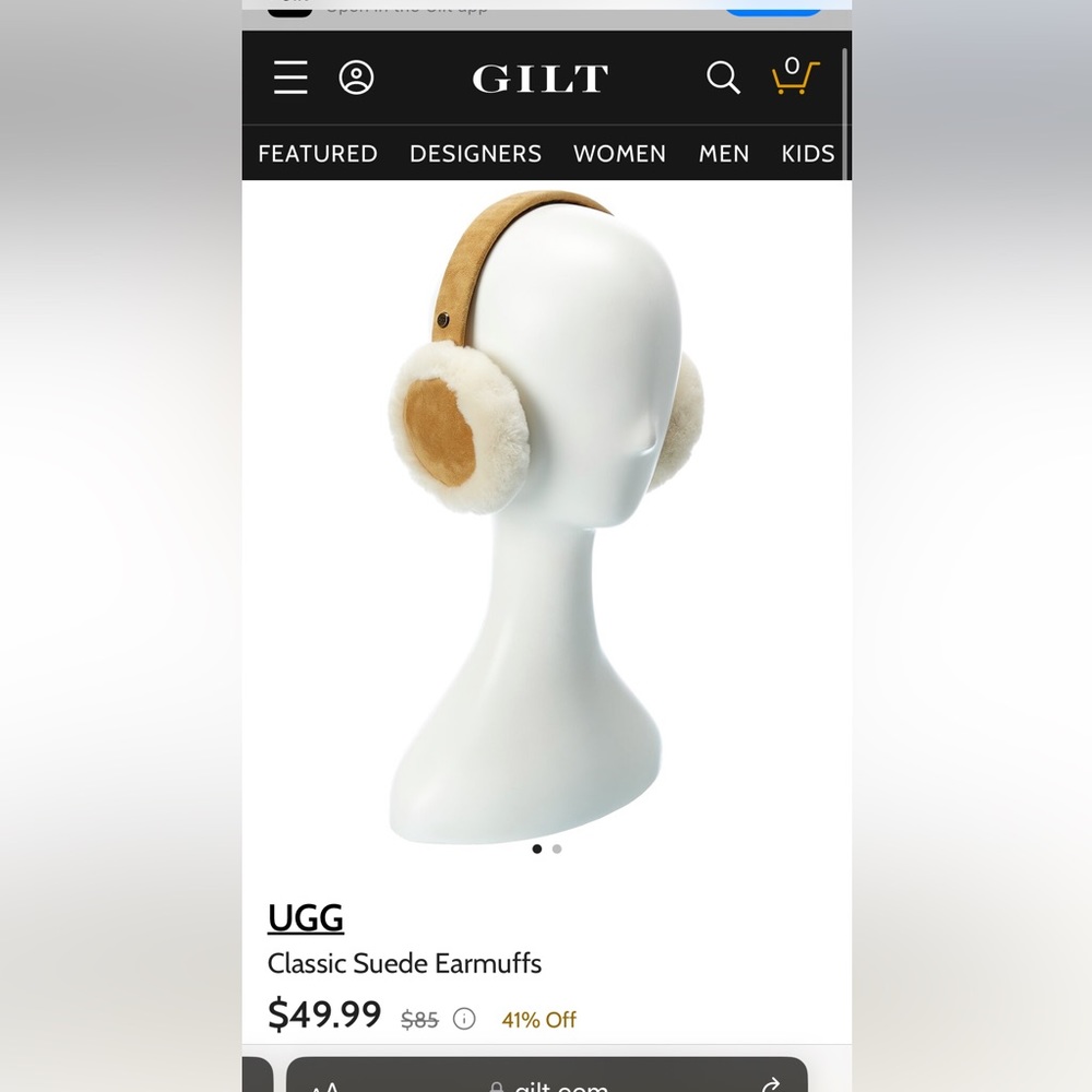 Classic Suede Earmuffs